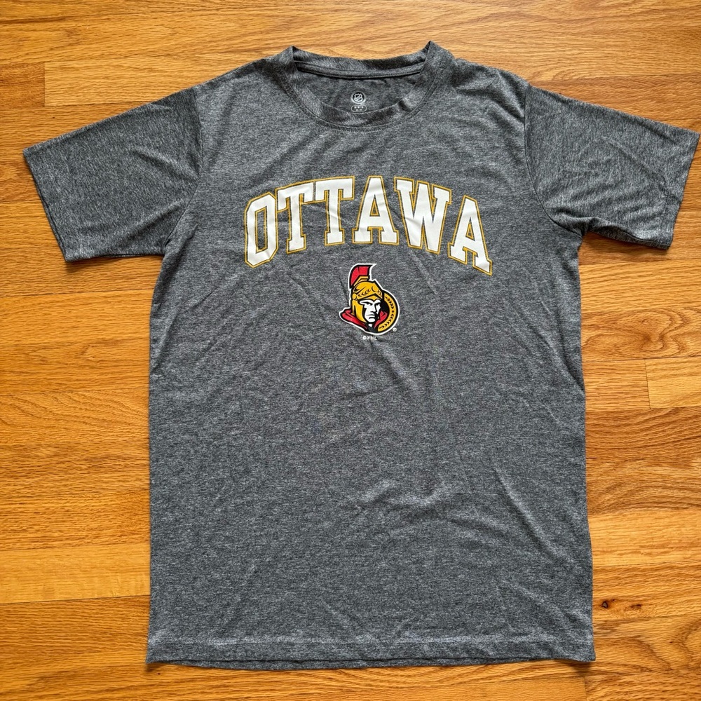 Gray Ottawa Senators Graphic Dri-Fit T-Shirt - M